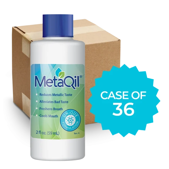 MetaQil 2oz 36 case Metallic taste relief
