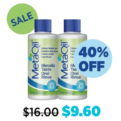 MetaQil 2oz 2pack Metallic taste relief