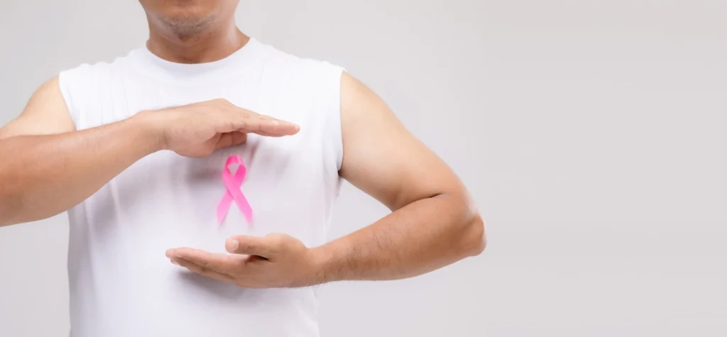 Man with Breast Cancer
