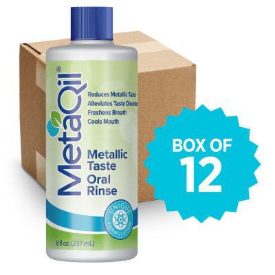 MetaQil 8oz 12pack Metallic taste relief