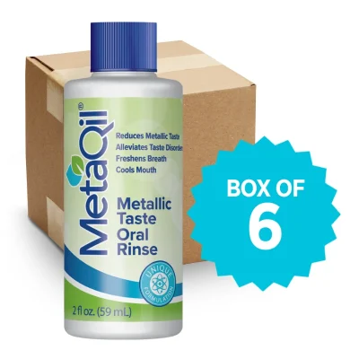 MetaQil 8oz 6 pack Metallic taste relief